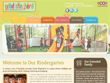 Tablet Screenshot of kindergarten.goodshepherdtvm.org
